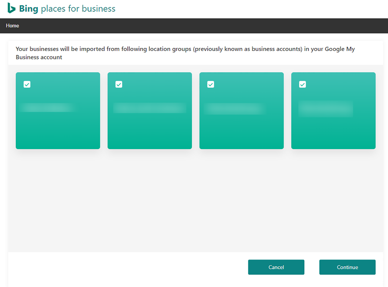 Select businesses