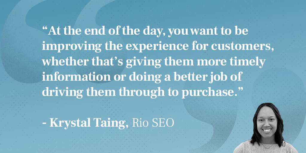 Krystal Taing local SEO quote