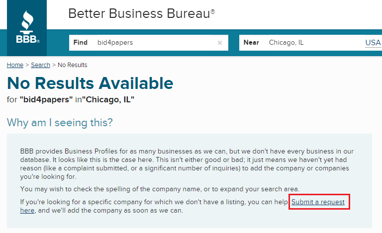 Better Business Bureau