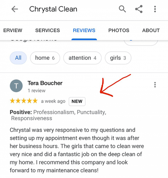 New Review Label