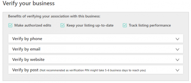 bing verification